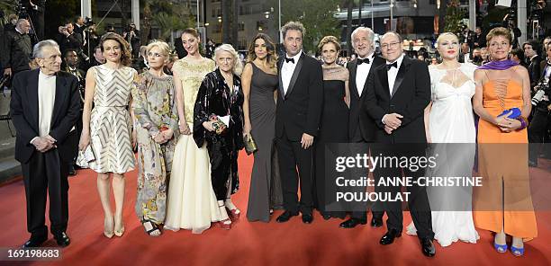 Italian actor Roberto Herlitzka, actress Anita Kravos, actress Galatea Ranzi, actress Anna della Rosa, actress Giusi Merli, actress Sabrina Ferilli,...