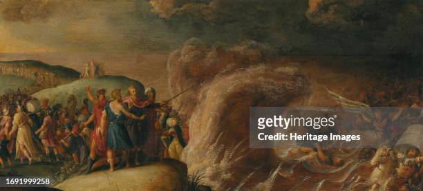 The Crossing of the Red Sea, Unknown date. Creator: School of Frans Francken the Younger.
