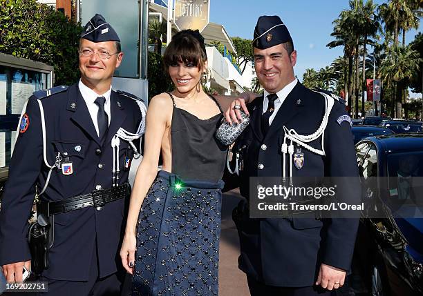 Actress Milla Jovovich attends the L'Oreal Cocktail Reception during The 66th Cannes Film Festival on May 21, 2013 in Cannes, France.