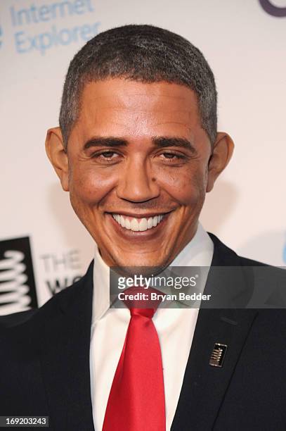 Reggie Brown, Obama impersonator attends the 17th Annual Webby Awards at Cipriani Wall Street on May 21, 2013 in New York City.