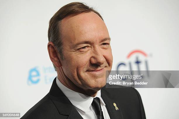 Actor Kevin Spacey attends the 17th Annual Webby Awards at Cipriani Wall Street on May 21, 2013 in New York City.