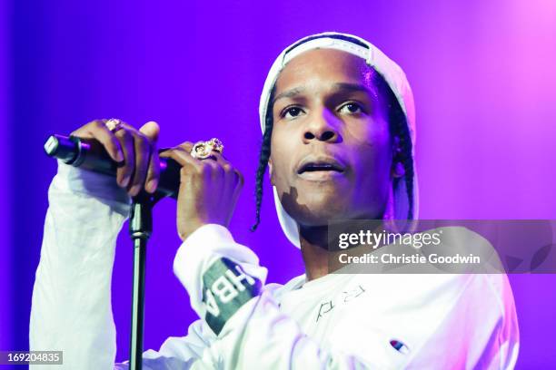 Rocky performs on stage at Brixton Academy on May 21, 2013 in London, England.