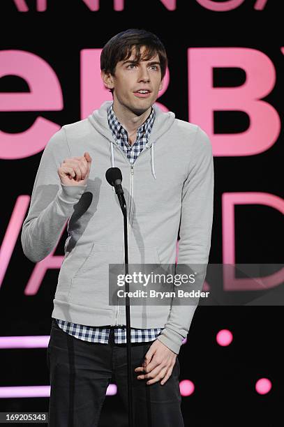 David Karp speaks onstage at the 17th Annual Webby Awards at Cipriani Wall Street on May 21, 2013 in New York City.