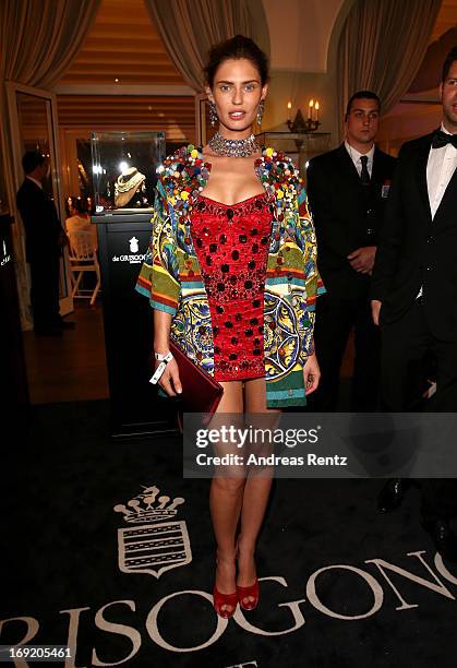 Model Bianca Balti attends the 'De Grisogono' Party during The 66th Annual Cannes Film Festival at Hotel Du Cap Eden Roc on May 21, 2013 in Antibes,...