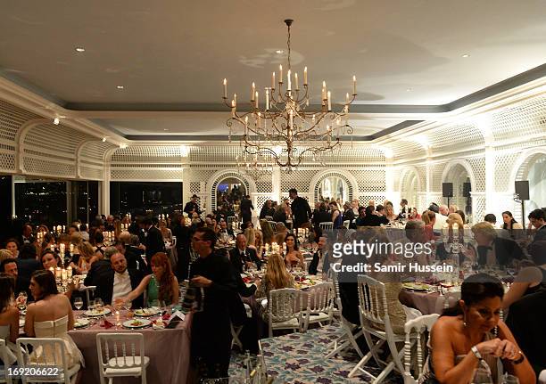 Guests attend the 'De Grisogono' Party during The 66th Annual Cannes Film Festival at Hotel Du Cap Eden Roc on May 21, 2013 in Antibes, France.