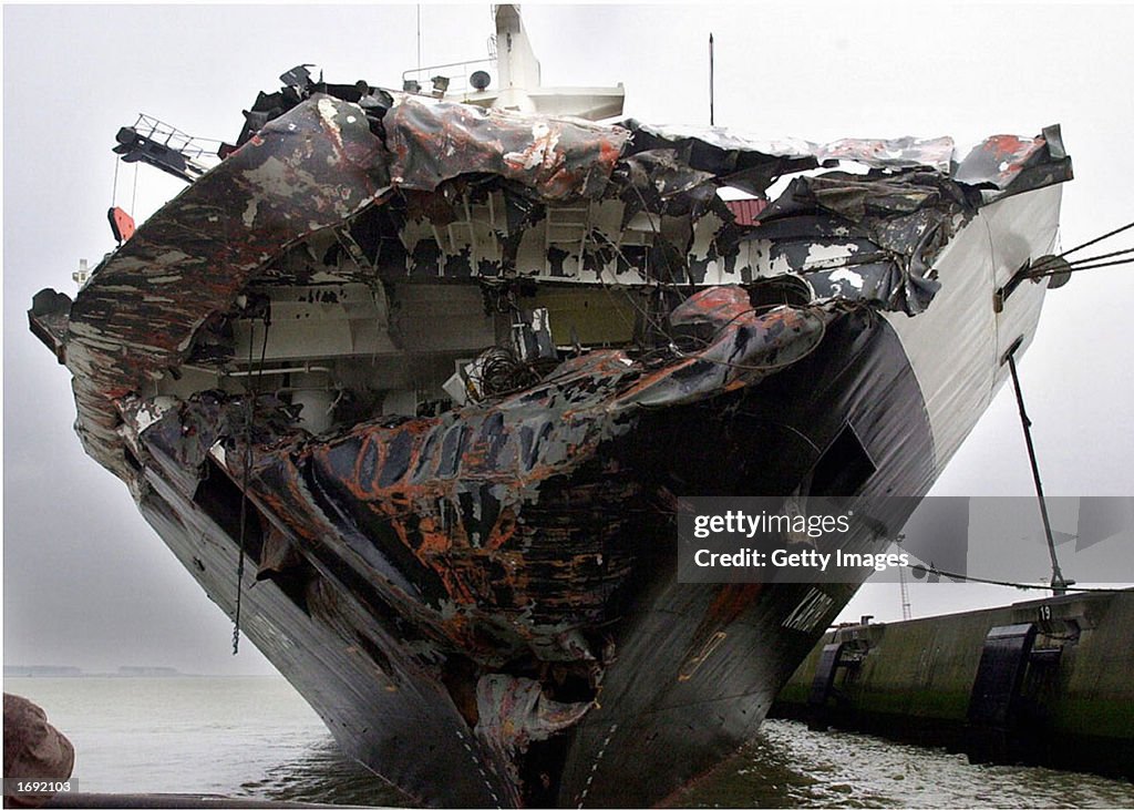 Cargo Ship Sinks After Collision
