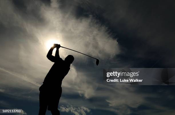 Ryan Fox Of New Zealand plays a shot during the Pro-Am prior to the Cazoo Open de France at Le Golf National on September 20, 2023 in Paris, France.