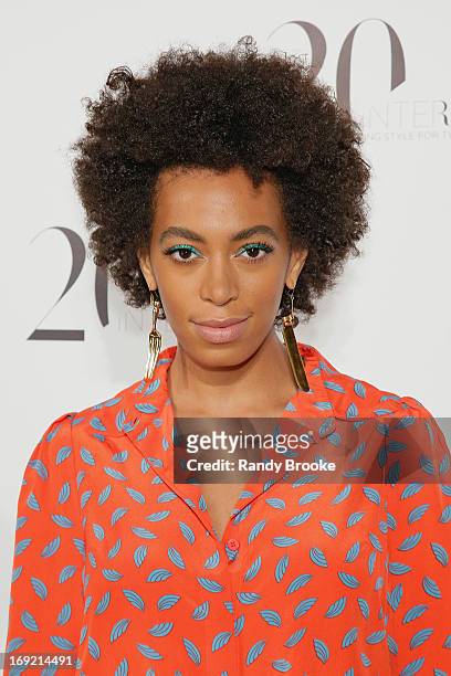 Recording Artist Solange attends the Intermix 20th Anniversary Celebration at The New Museum on May 21, 2013 in New York City.