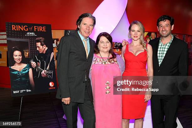 Actor John Doe, director Allison Anders, singer Jewel and Executive Vice President of Lifetime Television Robert Sharenow at Reel to Reel: Ring of...