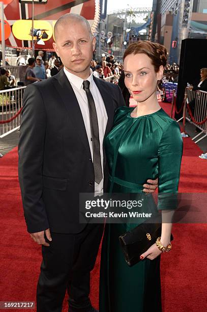 Actor Benjamin Davies arrives at the premiere of Universal Pictures' "Fast & Furious 6" at Gibson Amphitheatre on May 21, 2013 in Universal City,...