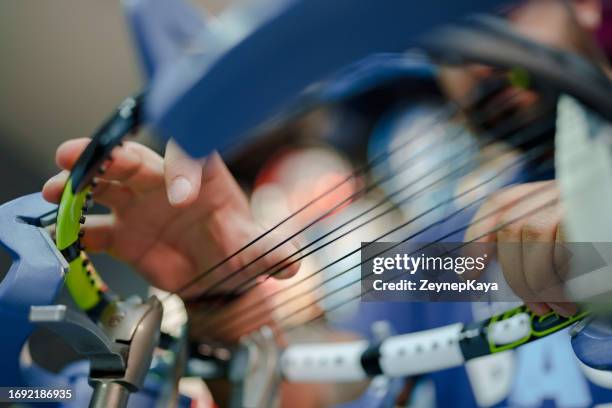 Someone Stringing A Racket 724 An Stringing Stock Photos, High-Res Pictures, and Images - Getty Images