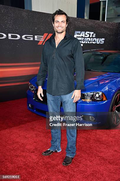 Actor Scott Elrod arrives at the Premiere Of Universal Pictures' "Fast & Furious 6" on May 21, 2013 in Universal City, California.