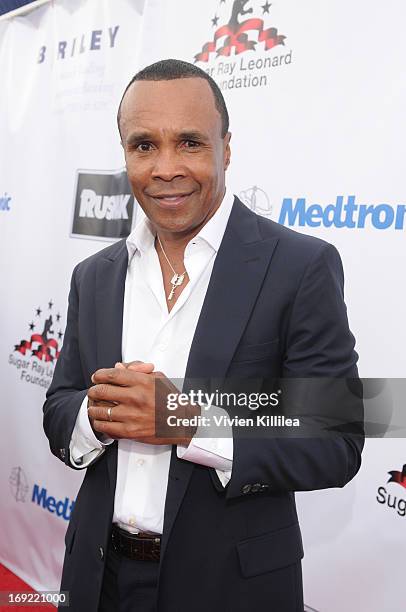 Sugar Ray Leonard attends B. Riley & Co. & The Sugar Ray Leonard Foundation Present The 4th Annual "Big Fighters, Big Cause" Charity Fight Night To...