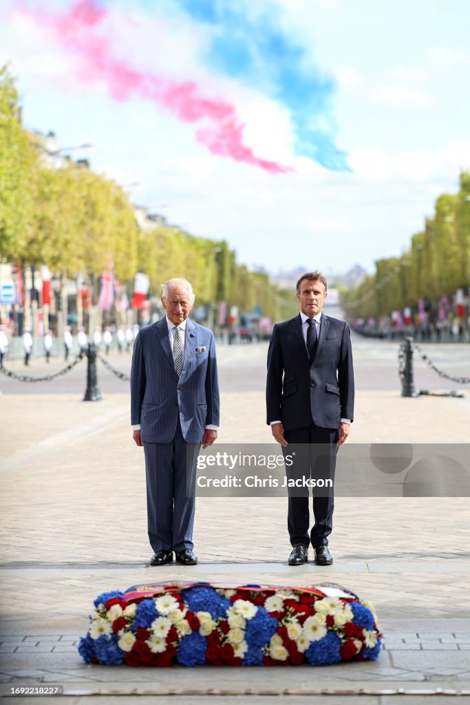King Charles III And Queen Camilla Visit France - Day One In Paris