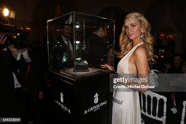 Paris Hilton attends the 'De Grisogono' Party At Hotel Du Cap Eden Roc on May 21, 2013 in Antibes, France.