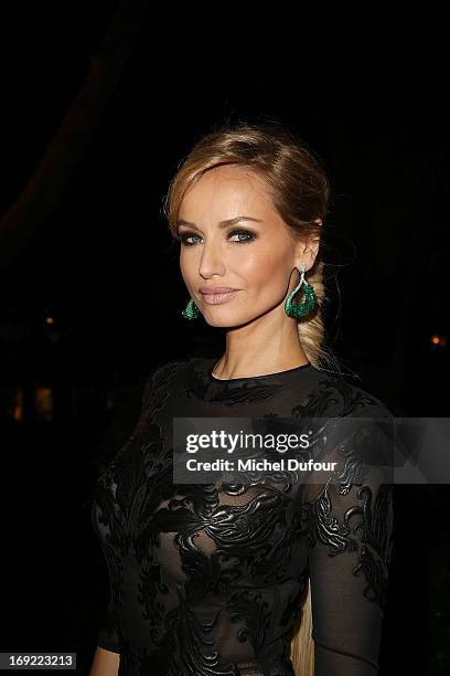 Adriana Karembeu attends the 'De Grisogono' Party At Hotel Du Cap Eden Roc on May 21, 2013 in Antibes, France.