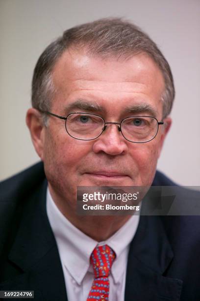 Billionaire Alfred Schindler, chairman of Schindler Holding AG, poses for a photograph in Seoul, South Korea, on Tuesday, May 21, 2013. Schindler...