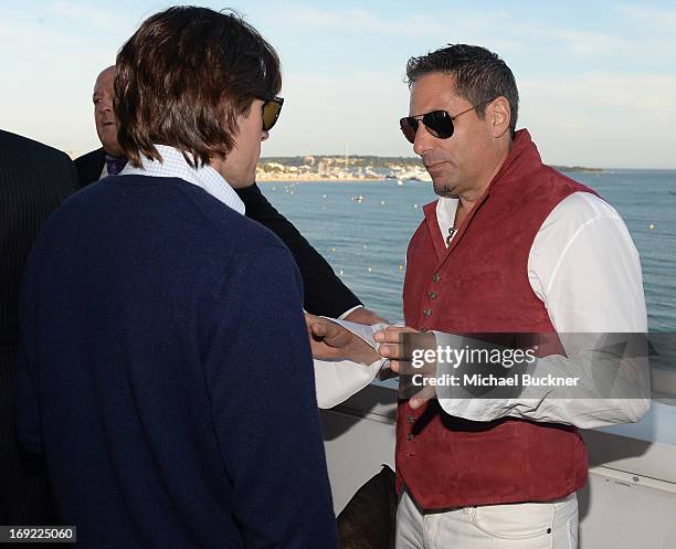 Producer Greg Centineo attends the Summertime Entertainment's Cannes Animation Celebration Cocktail Party during the 66th Annual Cannes Film Festival...