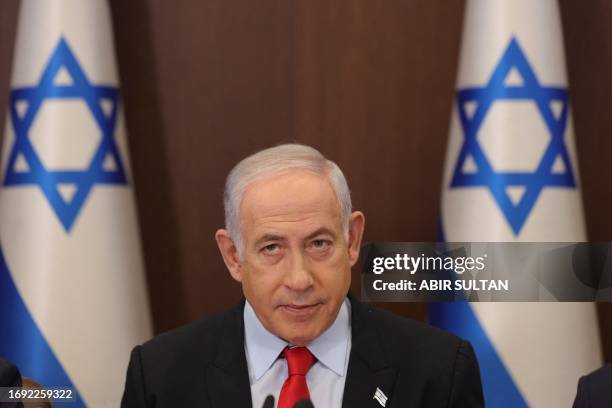 Netanyahu's Benjamin Netanyahu Israel Photos and Premium High Res Pictures - Getty ...