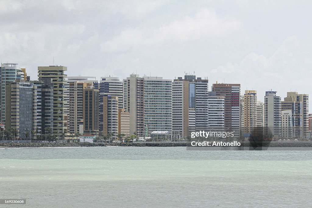 Maritime edge of Fortaleza City