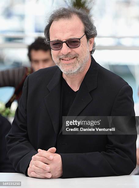 Jury member Semih Kaplanoglu attends the photocall for the Jury Cinefondation at The 66th Annual Cannes Film Festival on May 22, 2013 in Cannes,...