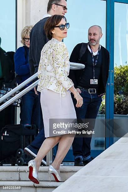 Kristin Scott Thomas attends the 'Only God Forgives' Photocall during the 66th Annual Cannes Film Festival on May 22, 2013 in Cannes, France.