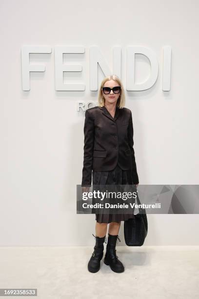 Naomi Watts attends the Fendi Spring Summer 2024 fashion show on September 20, 2023 in Milan, Italy.