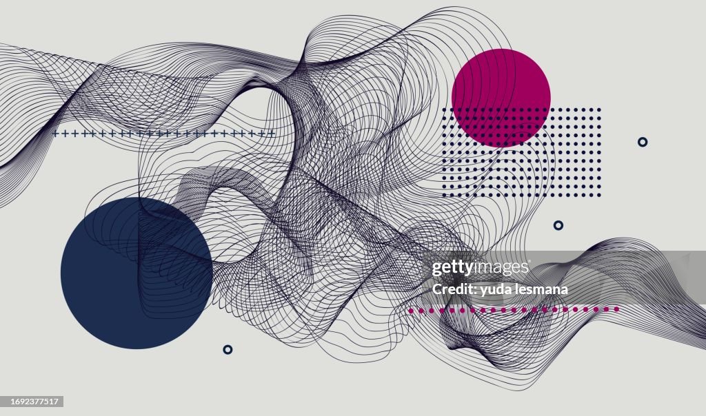 Line Wave Absrtact Abstract Wave Lines Background High-Res Vector Graphic - Getty Images