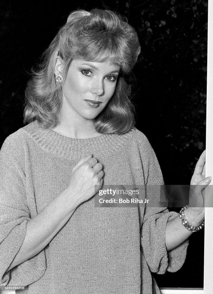 Actress Julia Duffy portrait, October 18, 1985 in Los Angeles,... News