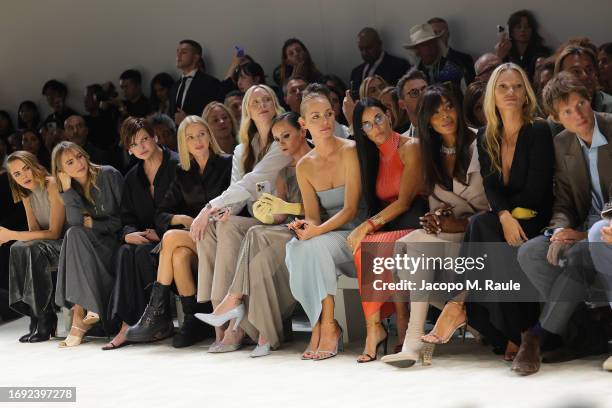 Linda Evangelista, Naomi Watts, Gwendoline Christie, Christina Ricci, Amber Valletta, Demi Moore, Naomi Campbell, Kate Moss and Nikolai von Bismarck...