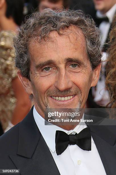 Alain Prost attends the Premiere of 'Cleopatra' during the 66th Annual Cannes Film Festival at the Palais des Festivals on May 21, 2013 in Cannes,...