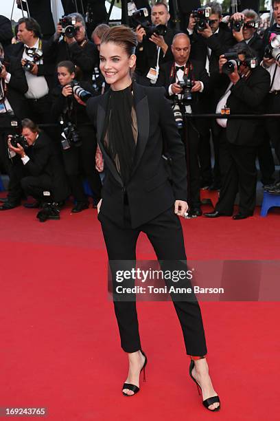 Barbara Palvin attends the Premiere of 'Cleopatra' during the 66th Annual Cannes Film Festival at the Palais des Festivals on May 21, 2013 in Cannes,...