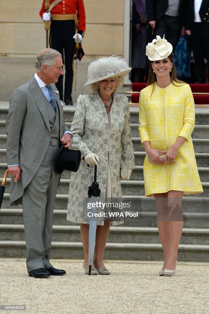 Queen Elizabeth II Hosts A Garden Party At Buckingham Palace