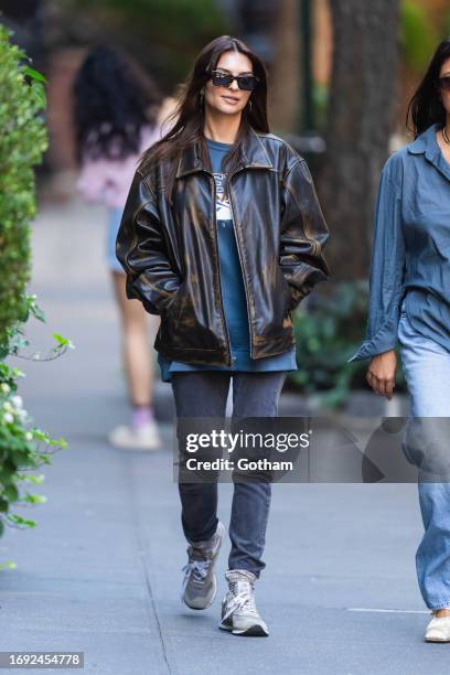 Emily Ratajkowski is seen in the West Village on September 20, 2023 in New York City.