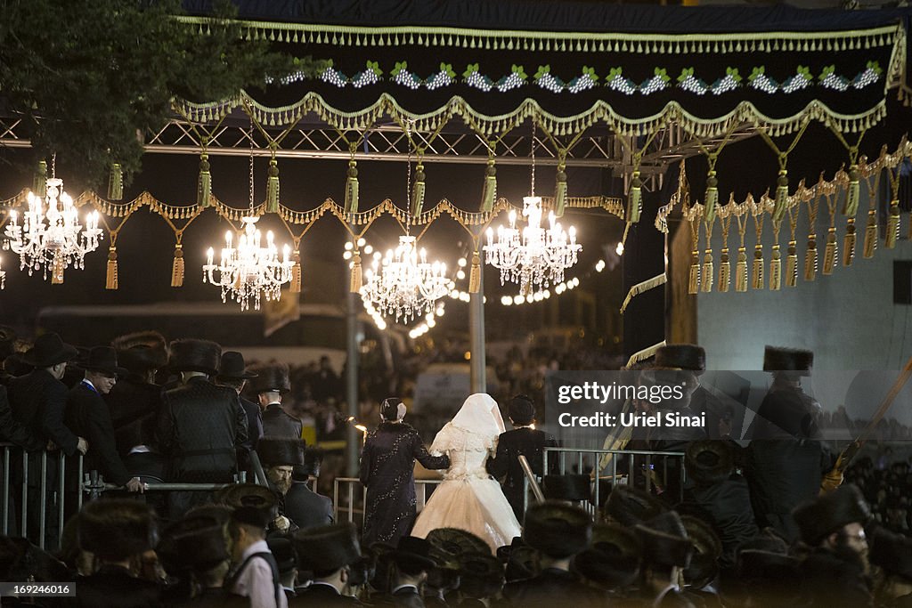 Belz Hasidic Dynasty Wedding Celebrated In Jerusalem