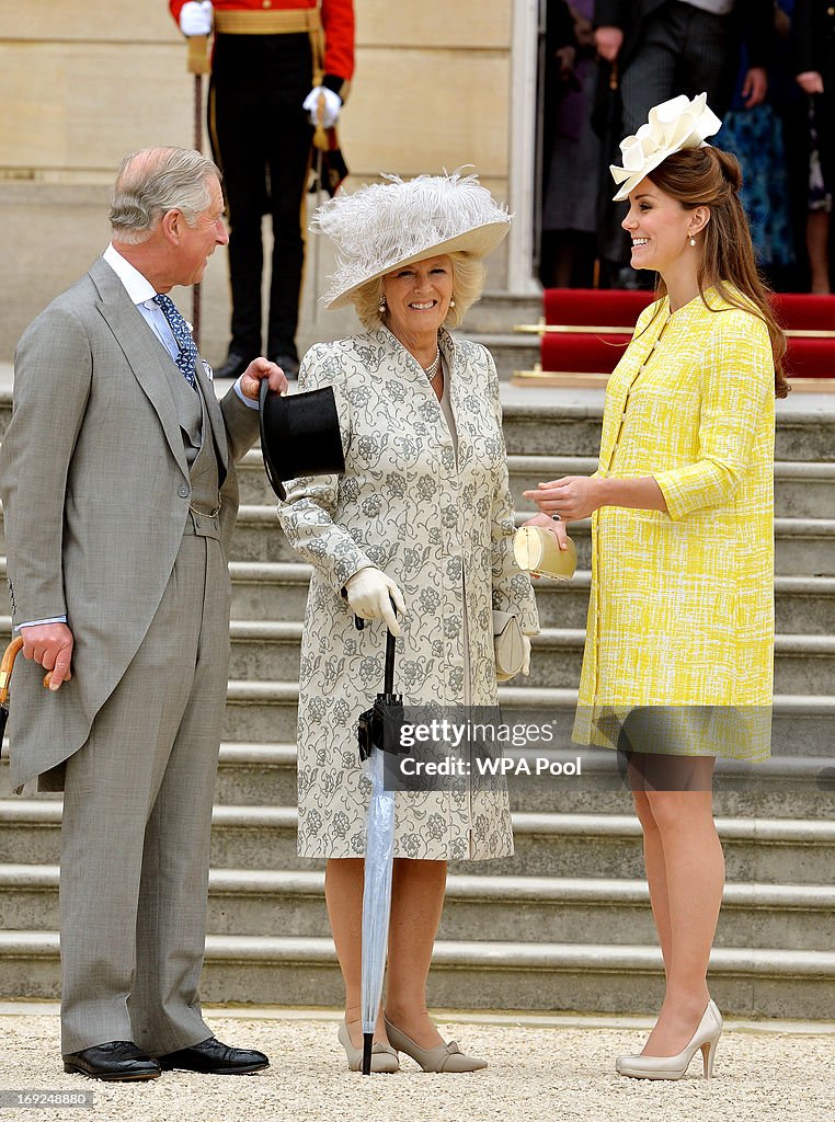 Queen Elizabeth II Hosts A Garden Party At Buckingham Palace