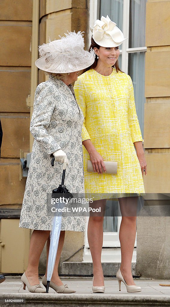 Queen Elizabeth II Hosts A Garden Party At Buckingham Palace