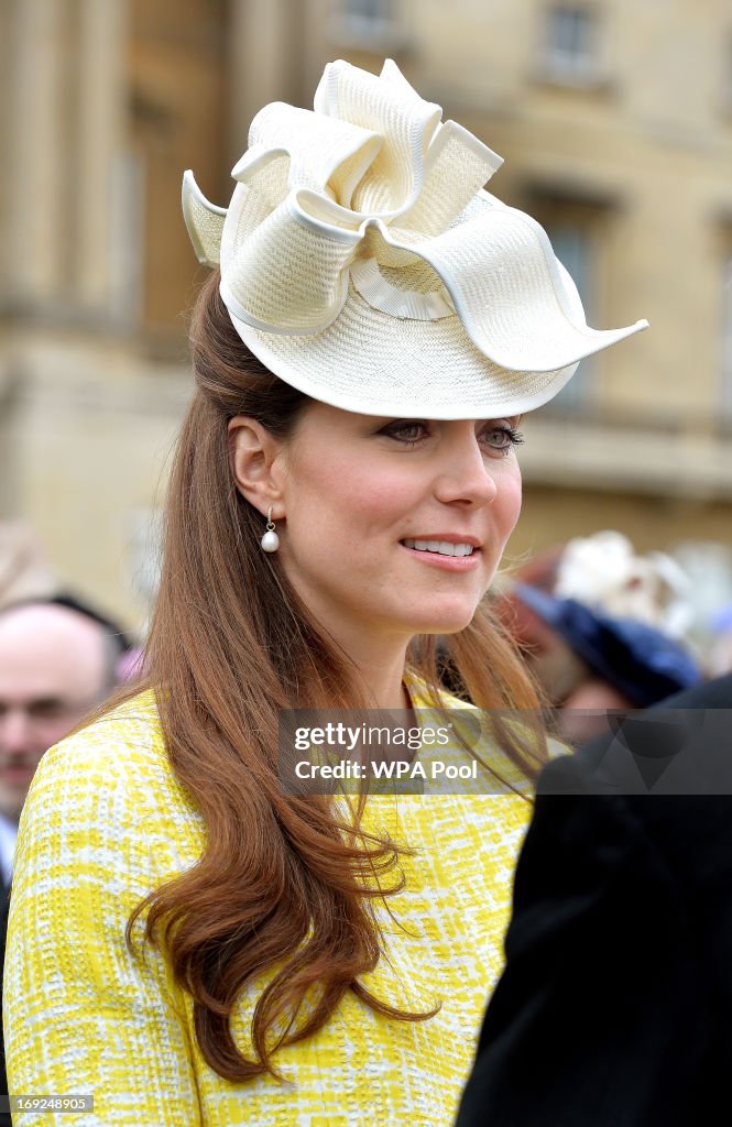 Queen Elizabeth II Hosts A Garden Party At Buckingham Palace