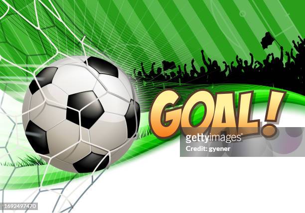winning goal - football pitch vector stock illustrations