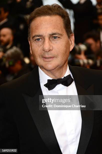 Eric Besson attends the Premiere of 'All Is Lost' during The 66th Annual Cannes Film Festival at the Palais des Festivals on May 22, 2013 in Cannes,...