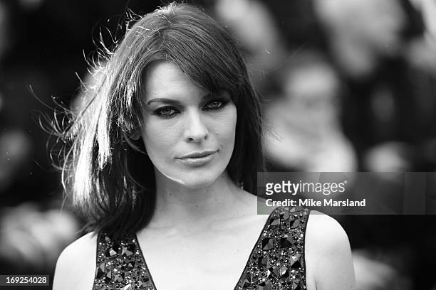 Milla Jovovich attends the Premiere of 'All Is Lost' at The 66th Annual Cannes Film Festival on May 22, 2013 in Cannes, France.