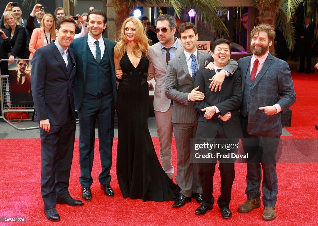 The Hangover III - UK Film Premiere