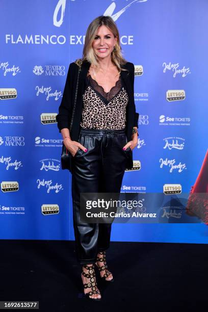 Patricia Cerezo attends the "Jaleos Jondos" premiere at the Teatro Magno on September 20, 2023 in Madrid, Spain.