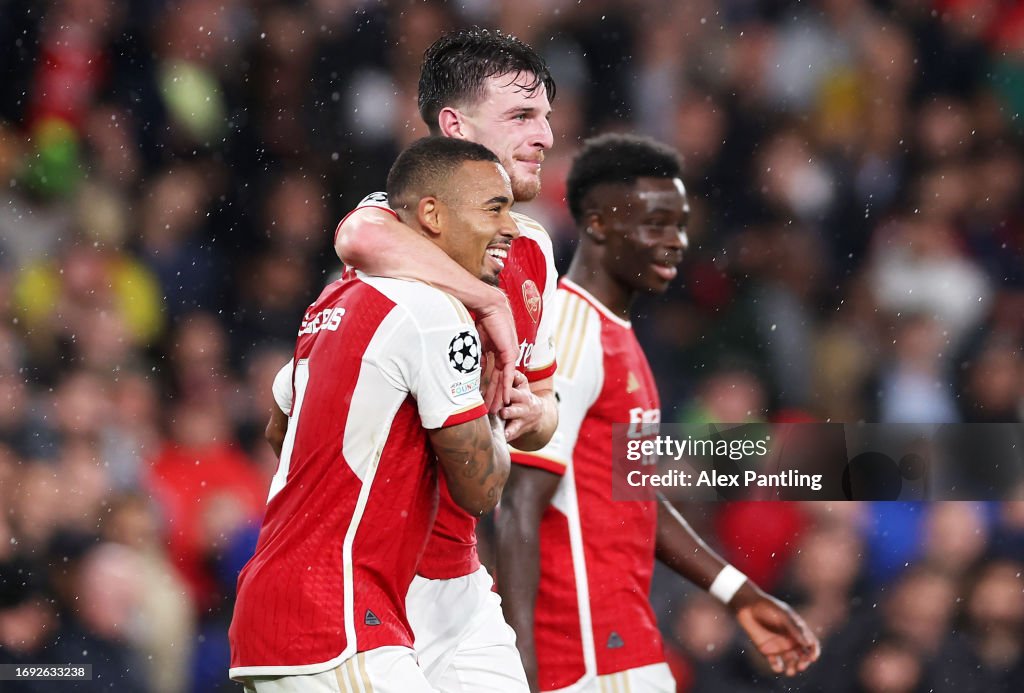 Arsenal FC v PSV Eindhoven: Group B - UEFA Champions League 2023/24