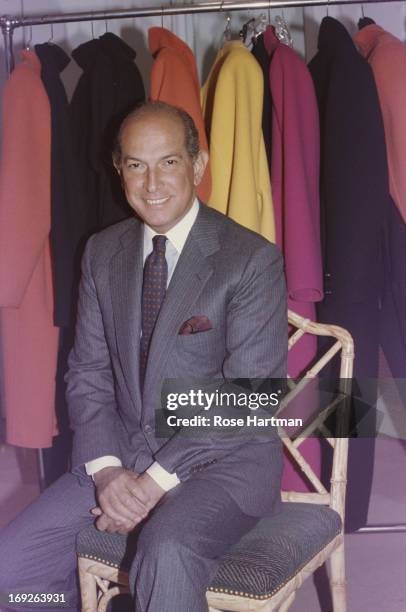 Fashion designer Oscar de la Renta, circa 1988.