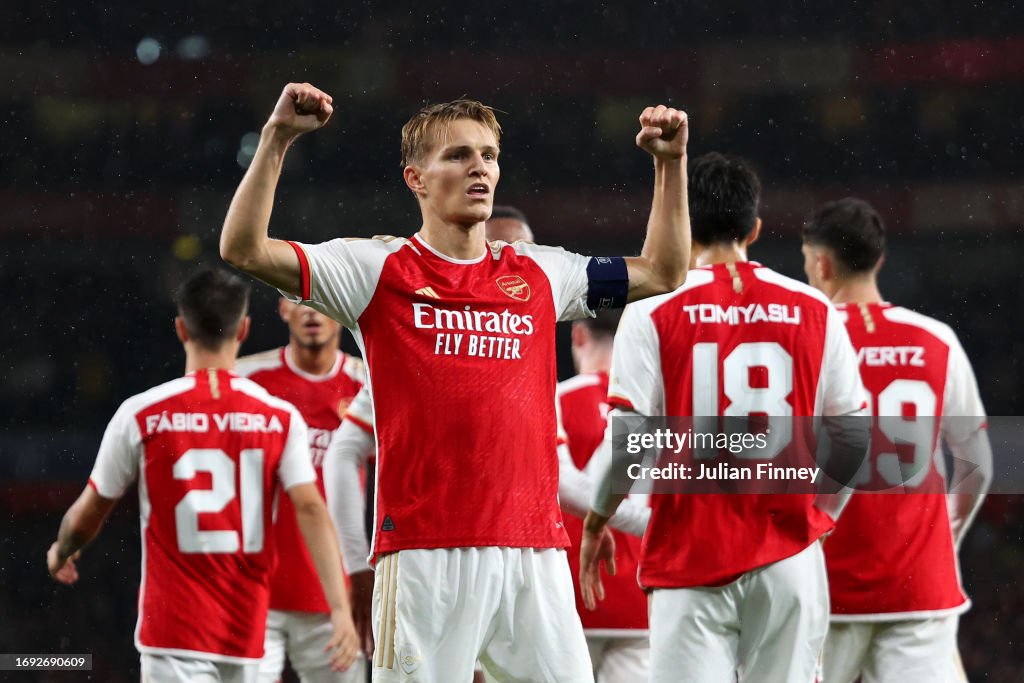 Arsenal FC v PSV Eindhoven: Group B - UEFA Champions League 2023/24