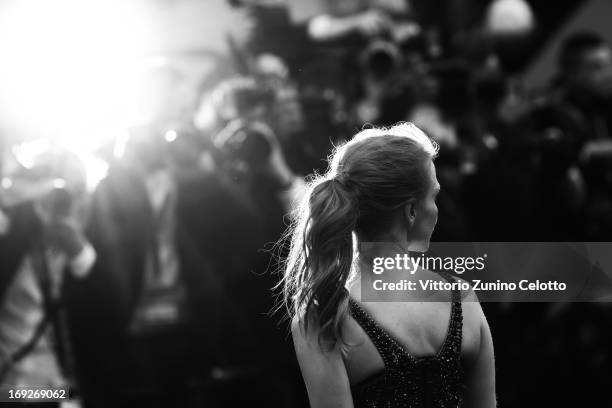 Actress Jessica Chastain attends the Premiere of 'All Is Lost' during the 66th Annual Cannes Film Festival on May 22, 2013 in Cannes, France.