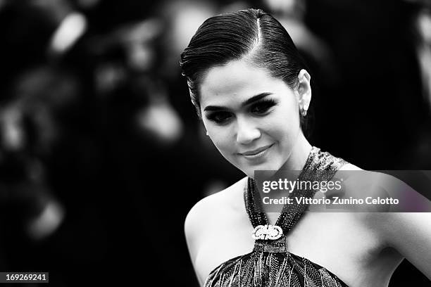 Araya A. Hargate attends the 'All Is Lost' Premiere during the 66th Annual Cannes Film Festival on May 22, 2013 in Cannes, France.