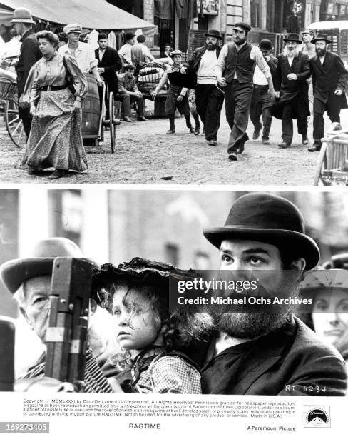 Mandy Patinkin in various scenes from the film 'Ragtime', 1981. (Photo by Paramount/Getty Images