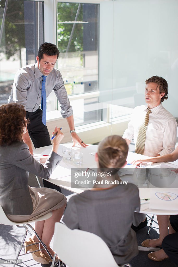 Business people meeting at conference table